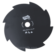 Ніж  для мотокоси  8T WINZOR BLACK (255 мм)