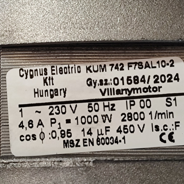 Потужний двигун Agrimotor 1000W для газонокосарки