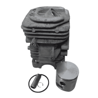 Поршнева для husqvarna 235, 235e, 236, 236e, 240, 240e 