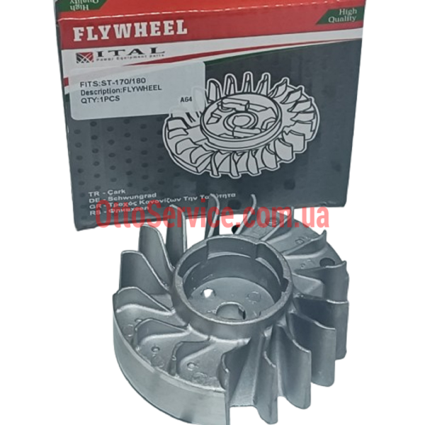 Маховик з литою шпонкою Ital для бензопил застосовується в моделях MS 180, MS 170