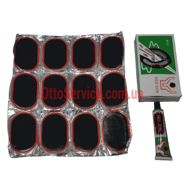 Клей для латок RS3601 Red Sun + латки камерні (12шт)