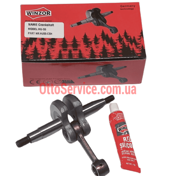 Колінвал для Husqvarna 51, 51era, 55, 55era Winzor