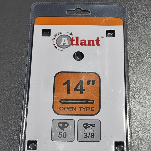 Шина з ланцюгом 2 шт для бензопил MS180 50лан, 1.3, 3/8 Atlant