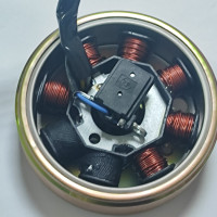 Генератор (6 + 2 котушки) для скутера 50cc / 4-т QT-50 / QT-26 / QT-6A (CH)
