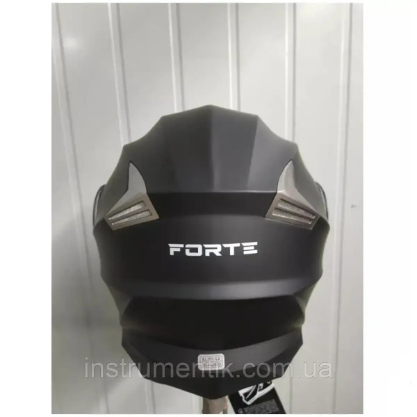 Мотошолом чорний FORTE BLD-160, розмір L