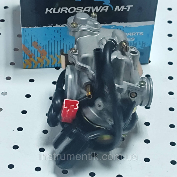 Карбюратор GY6-50/GY6-80 50сс/4-такт Китай (QT-50/QT-26/QT-6A)