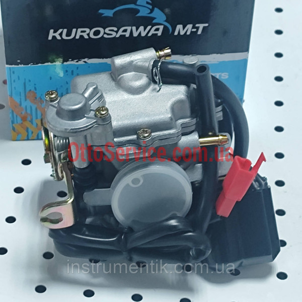Карбюратор GY6-50/GY6-80 50сс/4-такт Китай (QT-50/QT-26/QT-6A)