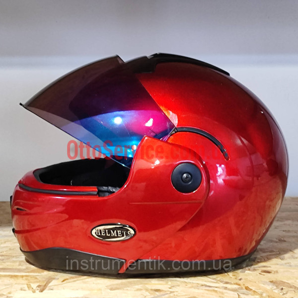 Мотошолом HELMET HF-108 червоний розмір M
