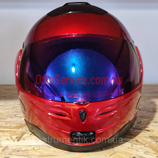 Мотошолом HELMET HF-108 червоний розмір M
