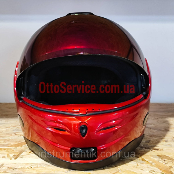 Мотошолом HELMET HF-108 червоний розмір M