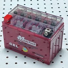 Акумулятор 12V 9Ah YTX9A-BS (GEL) 2024 рік MotoTech