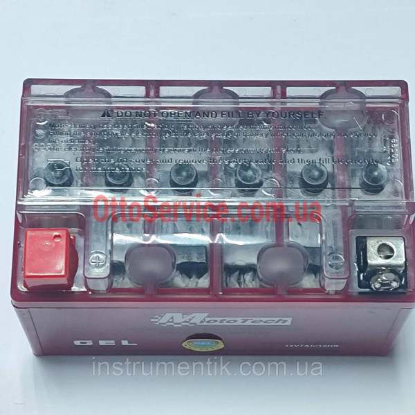 Акумулятор 12V 7Ah UTX7A-BS (GEL) MotoTech 2026 рік.