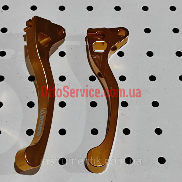Важелі гальмівні ЗОЛОТИЙ для скутерів HONDA DIO AF18/ AF27/ AF34