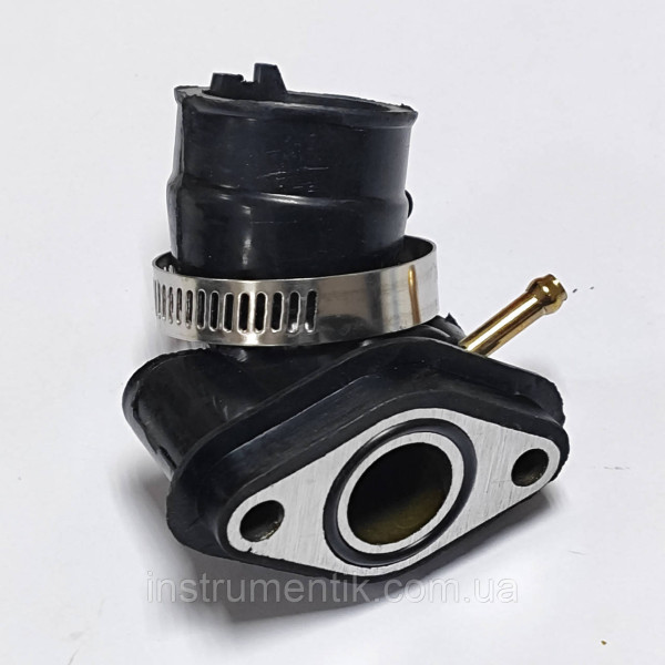 Патрубок карбюратора для скутера GY6 50 80 100 кубов KUROSAWA M-T