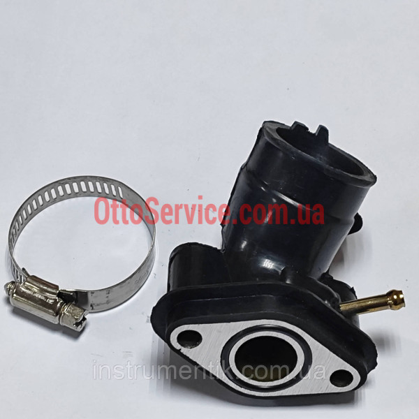 Патрубок карбюратора для скутера GY6 50 80 100 кубов KUROSAWA M-T