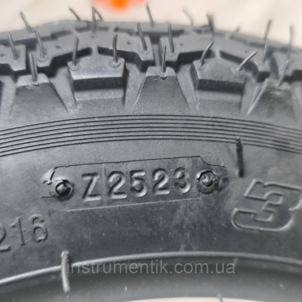 Покришка камерна 10"x3.00 TL L-802/Мотопокришка 3.00-10 KUROSAWA M-T (CH)