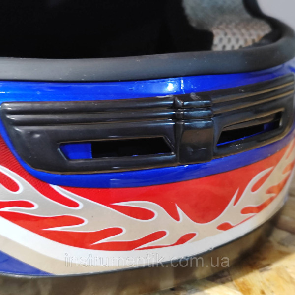 Мотошолом WLT-106 синій MotoTech розмір S