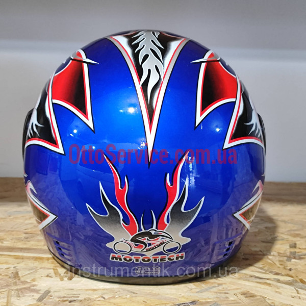 Мотошолом WLT-106 синій розмір S MotoTech