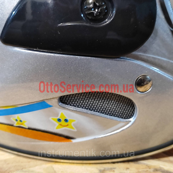 Мотошолом дитячий М 906 MotoTech відкритий біле скло