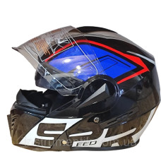 Мотошолом HELMET вбудовані окуляри 285 №2 розмір M