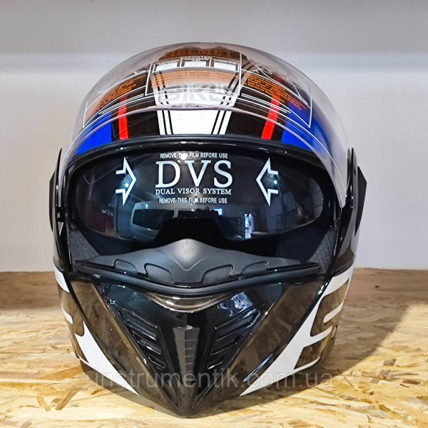 Мотошолом HELMET вбудовані окуляри 285 №2 розмір M