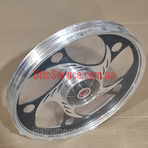 Диск задній Alpha, Delta, Active 2.75-17 черний Mototech