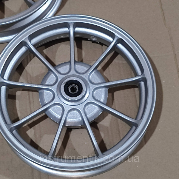 Диск колеса HONDA DIO AF-27/34 10" сірий барабан титанові пара
