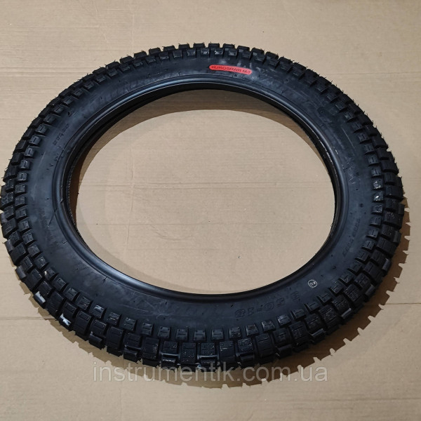 Гума 3.50-18 TT 838 KUROSAWA мото кросова/шина 3,50-18 шипована
