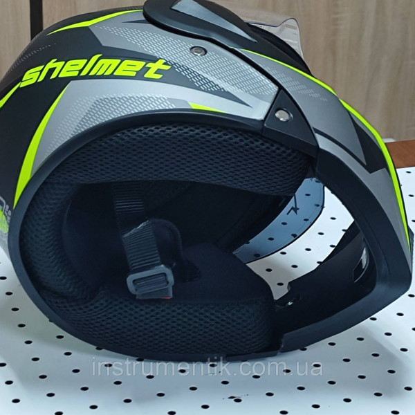 Мотошолом Інтеграл з окулярами shelmet 285 №8 розмір L