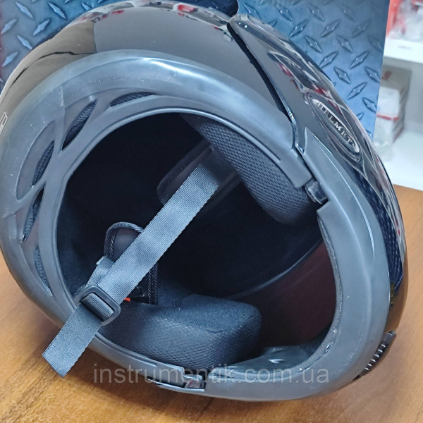 Мотошолом HELMET HF-108 чорний розмір M