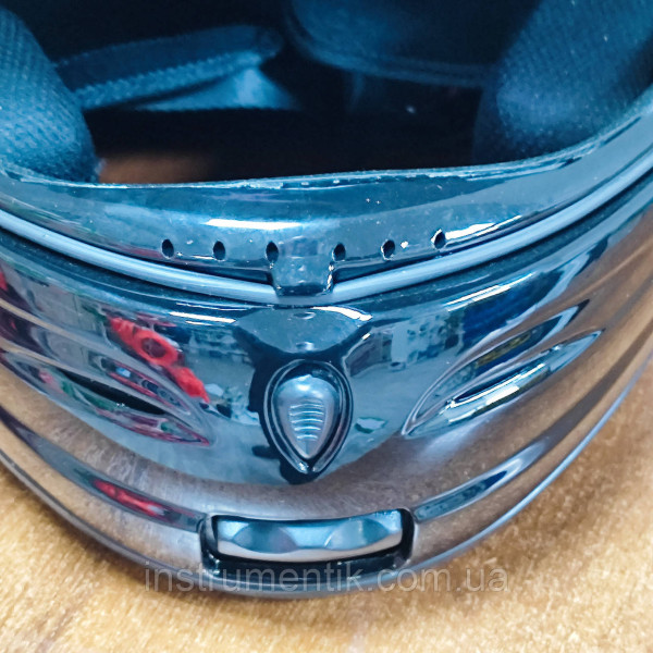 Мотошолом HELMET HF-108 чорний розмір M