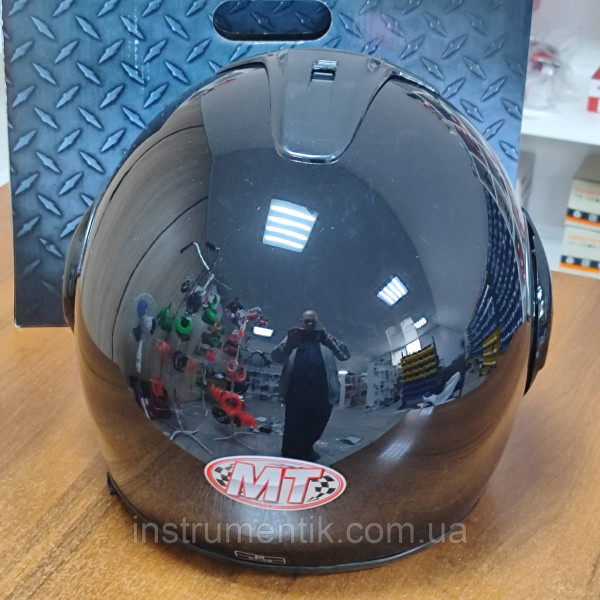 Мотошолом HELMET HF-108 чорний розмір M