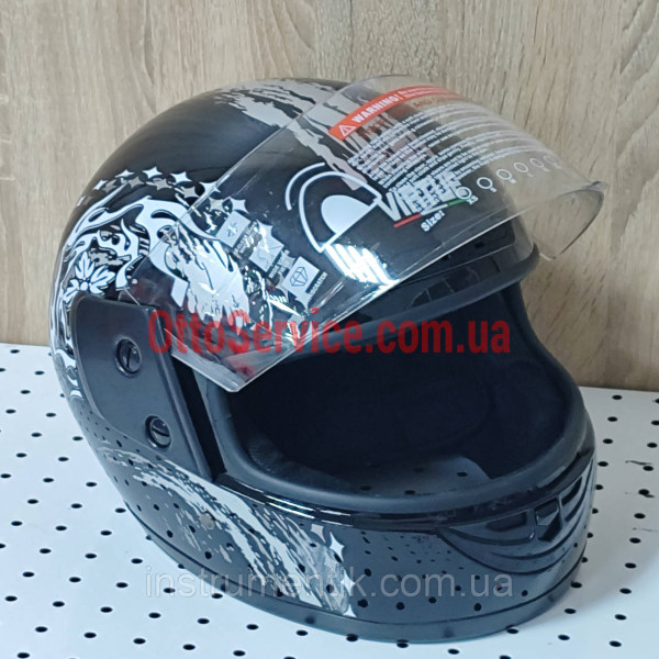 Шолом MD-А105 чорний із сірим - VIRTUE Розмір L